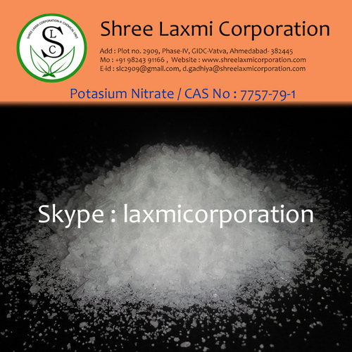 Potassium Nitrate White Crystals