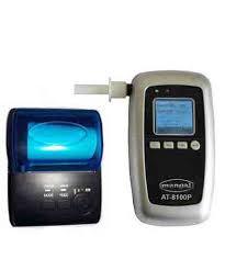 At8100P Alcohol Breath Tester  Bluetooth Printer Application: Railway Station