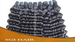 Curly Machine Weft Remy Hair