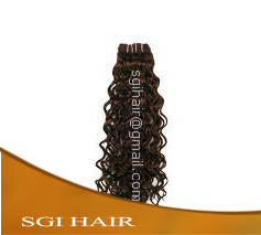 Indian Remy Curly Machine Weft Human Hair