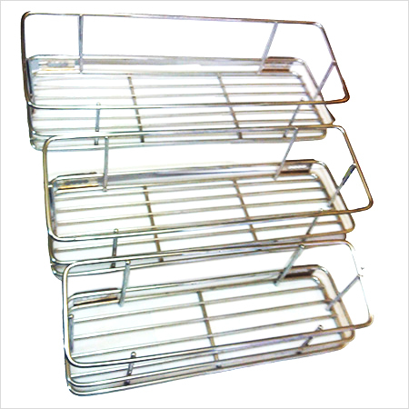 Steel Three Box Racks
