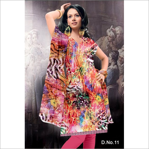Digital Print Dress