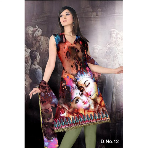 Digital Print Dress