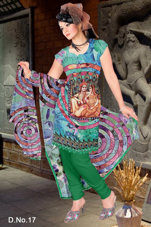 Digital Print Dress