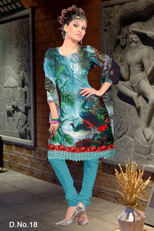 Digital Print Dress