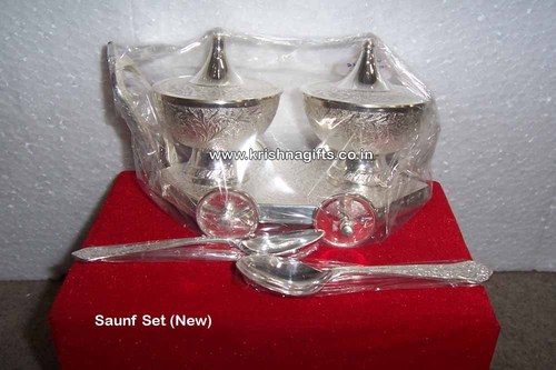 Silver Saunf Set