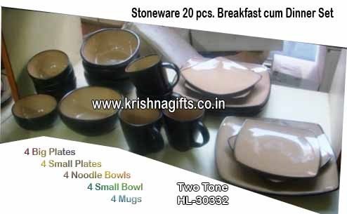 Stoneware - Breakfast cum Dinner Set