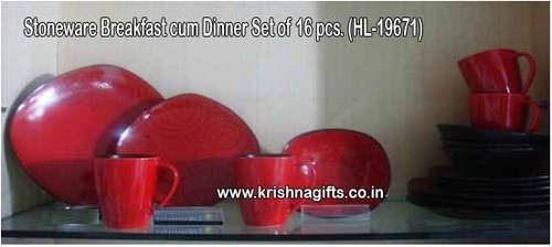 Stoneware - Breakfast cum Dinner Set