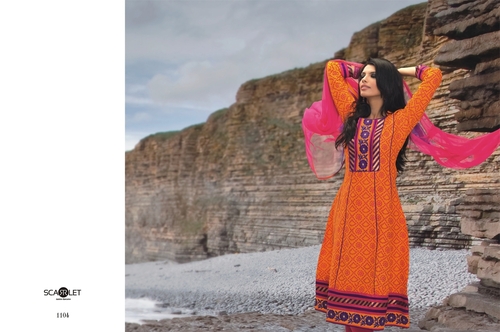 Printed anarkali suits