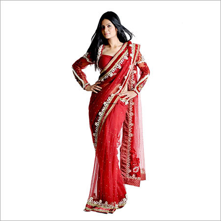 Designer Red Sarees