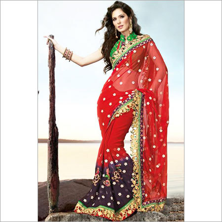 Designer Embroidery Sarees