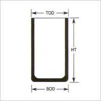 Straight Shape Silicon Carbide Crucibles