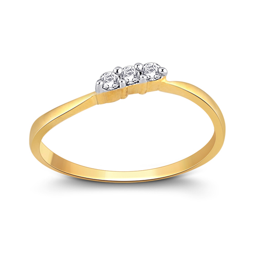 3 Diamond Daily Wear Ring