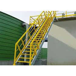 Lightweight FRP Ladders - High Grade FRP Material, Corrosion Resistant, High Tensile Strength, Customizable