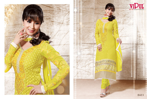 Churidar Unstitched Dress Materials