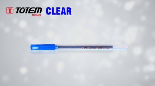 Blue Totem Clear Df Ball Pens