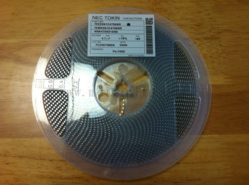 Nec Smd Tantalum Capacitor Teesva1C475K8R 4.7Uf 16