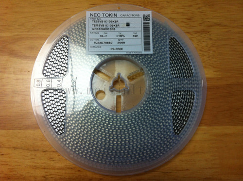 Nec Smd Tantalum Capacitor Teesvb1C106K8R 10Uf 16V