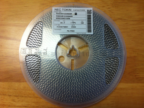 Nec Smd Tantalum Capacitor Teesvb1C226K8R 22Uf 16V