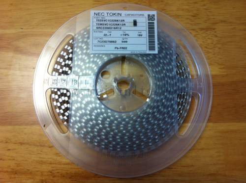 Nec Smd Tantalum Capacitor Teesvc1C226K12R 22Uf 16