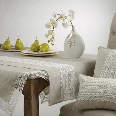 Traditional Table Linens - Linen Blend, 50x50-100x100 cm, Beige | Elegant Design, Durable, Easy Care