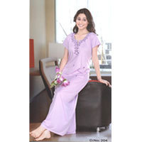 Purple Women Nightwear