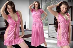 Short Satin Two Pcs Nighty