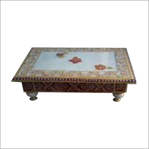 White Marble Puja Chowki