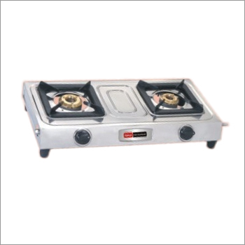 Two Burner Stove - Stainless Steel, LPG Gas, Manual Ignition | Lightweight, Durable, Easy-To-Use, Low Maintenance