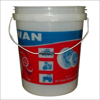 White Pawan Plastic Bucket