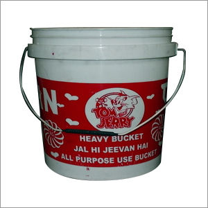 Plastic White Bucket