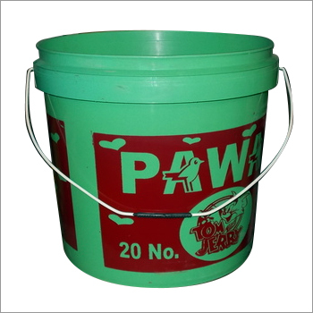 Green Unbreakable Plastic Bucket 10 Ltr