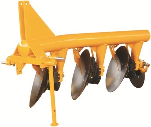 Orange/Red And Black Mounted Disc Plough