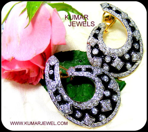 Black Clip on Earring.