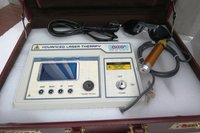 Physiotherapy Laser Therapy Unit - 100mw Power, 650mm Wavelength | Steel Construction, Inbuilt 18 Programs, Portable Design, For Elderly Muscle Relief