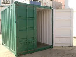 Shipping Container - Steel 20ft Reinforced Corners Double Doors | Weatherproof Durable Secure Storage Multiple Locking