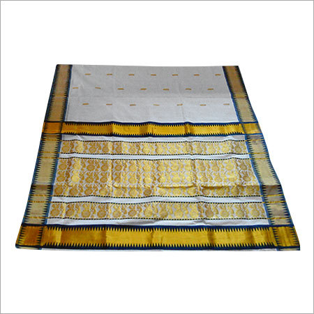 kerala Embroidered Cotton Sarees