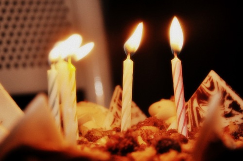 Birthday Cake Photography