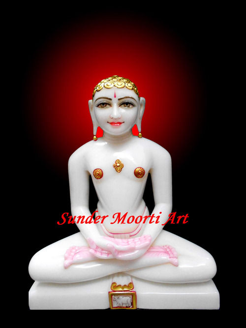 Durable Marble Adinath Statue