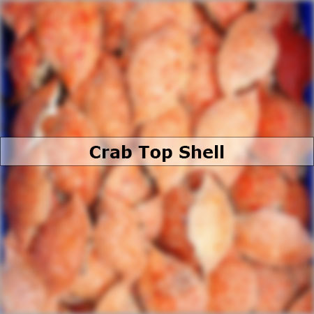 Crab Top Shell - Chitin, Variable Size, Red Color | Natural, Hygienic, Mineral-rich, Nutritious, Pure, Reliable, Safe to Consume