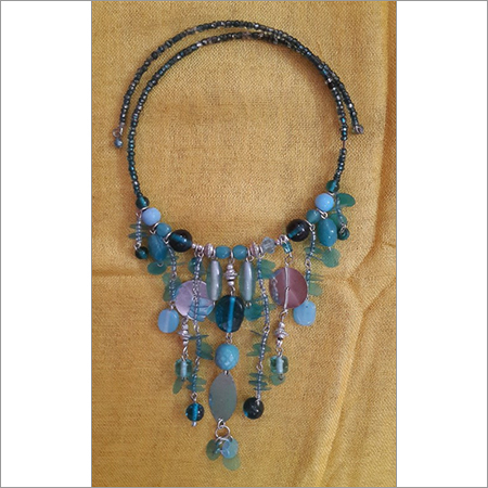 NECKLACE - Mixed Metals, 16 Inches, Teal | Elegant Design, Unique Style, Durable Material, Bohemian Fashion Accessory
