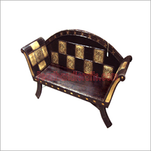 Brass Sittings Sets - 36x24x30 Inches, Brown | Hand-Carved, Polished Brass, Elegant Traditional Design