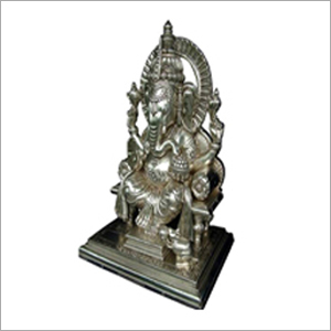Silver Metal God Statues & Temple