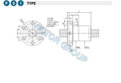 Hiwin Ball Screw R 20-5 T4-Fsi