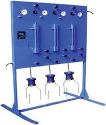 Concrete Permeability Apparatus Three Cell Model CPA02 - Steel Material, Three Cells, Multiple Pressure Gauges | High Accuracy, Durable Design, ASTM Standard