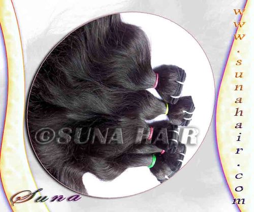 Mangolian loose weft weavy natural hair extension