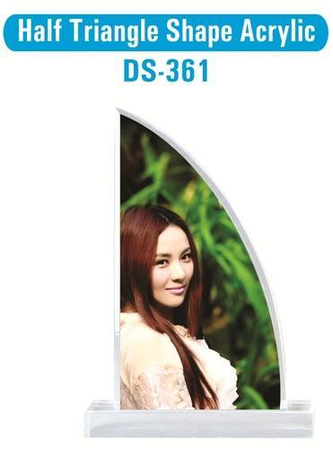 Half Triangle Shape Acrylic Photo Frame