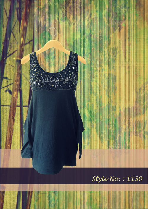 Sequin Print Top
