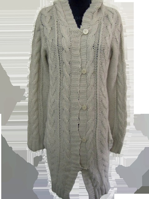 Long Hooded Cardigan