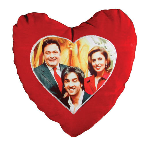 Velvet Cushion Heart